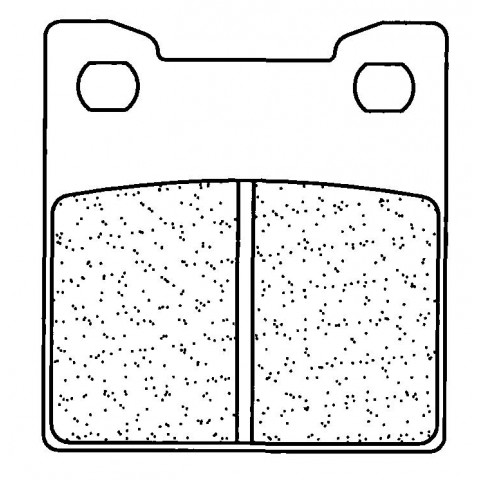 Plaquettes de frein CL BRAKES 2390RX3 métal fritté