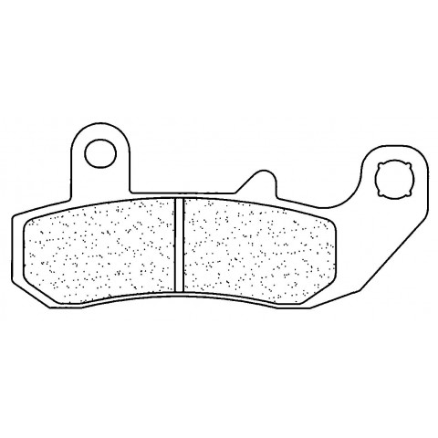 Plaquettes de frein CL BRAKES 2388RX3 métal fritté