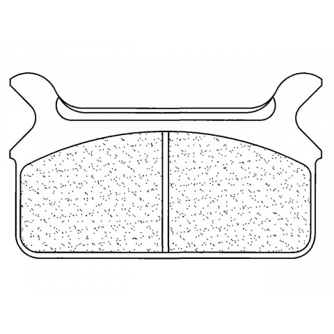 Plaquettes de frein CL BRAKES 2342RX3 métal fritté