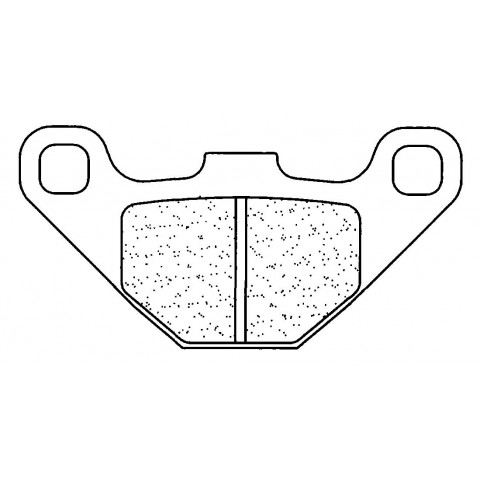 Plaquettes de frein CL BRAKES 2306ATV1 métal fritté