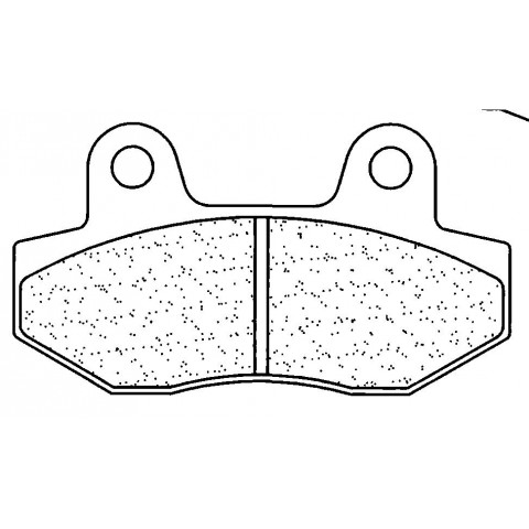 Plaquettes de frein CL BRAKES 2288RX3 métal fritté