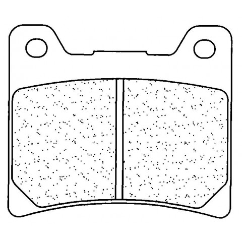 Plaquettes de frein CL BRAKES 2283RX3 métal fritté