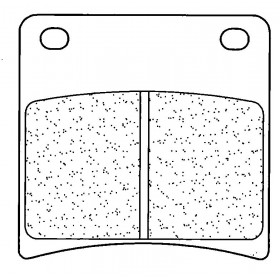 Plaquettes de frein CL BRAKES 2281A3+ métal fritté