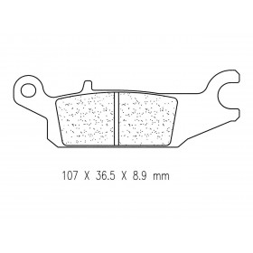 Plaquettes de frein CL BRAKES 1195ATV1 métal fritté