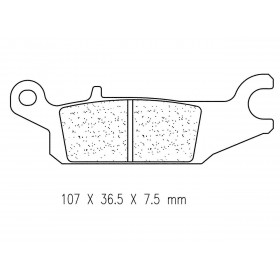 Plaquettes de frein CL BRAKES 1193ATV1 métal fritté