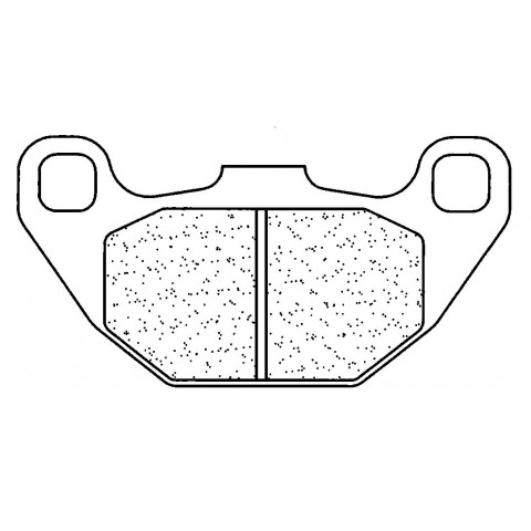 Plaquettes de frein CL BRAKES 1123ATV1 métal fritté