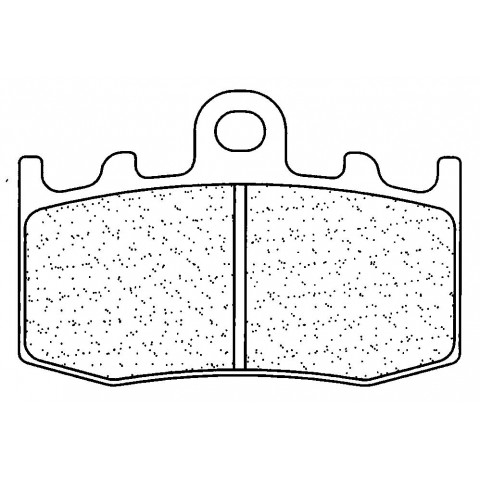 Plaquettes de frein CL BRAKES 1101A3+ métal fritté