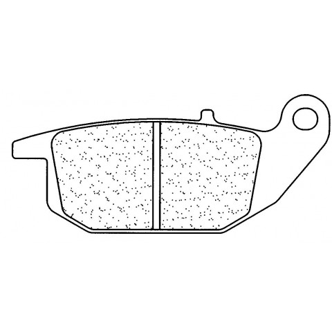 Plaquettes de frein CL BRAKES 1067RX3 métal fritté