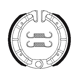 Machoires de frein TECNIUM BA206 organique