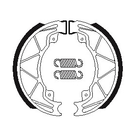 Machoires de frein TECNIUM BA205 organique