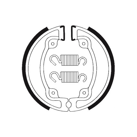 Machoires de frein TECNIUM BA203 organique