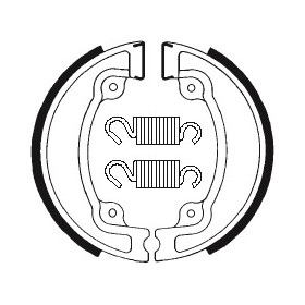Machoires de frein TECNIUM BA041 organique
