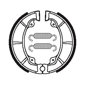 Machoires de frein TECNIUM BA040 organique