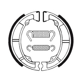 Machoires de frein TECNIUM BA039 organique