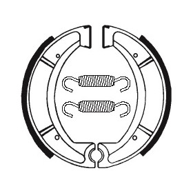 Machoires de frein TECNIUM BA037 organique