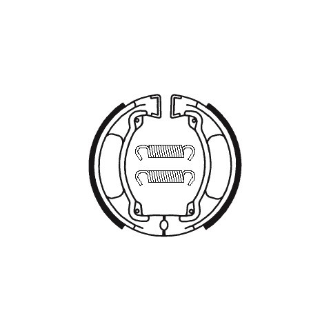 Machoires de frein TECNIUM BA032 organique