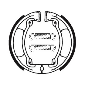 Machoires de frein TECNIUM BA032 organique