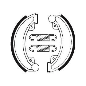 Machoires de frein TECNIUM BA030 organique