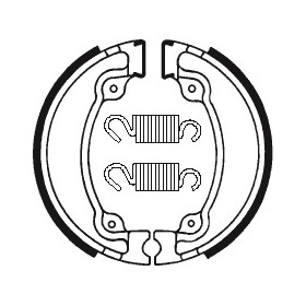 Machoires de frein TECNIUM BA026 organique