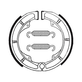 Machoires de frein TECNIUM BA018 organique