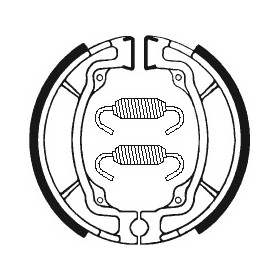 Machoires de frein TECNIUM BA015 organique