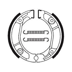 Machoires de frein TECNIUM BA013 organique