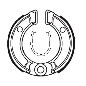 Machoires de frein TECNIUM BA010 organique