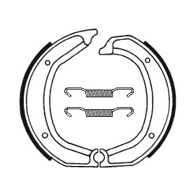 Machoires de frein TECNIUM BA139 organique