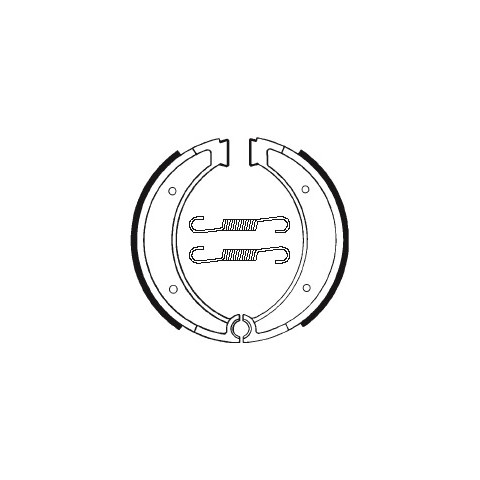 Machoires de frein TECNIUM BA116 organique