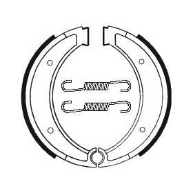 Machoires de frein TECNIUM BA116 organique