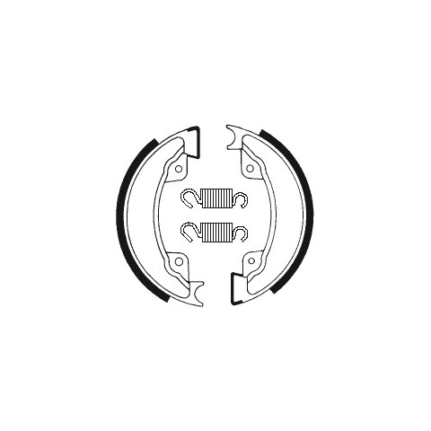 Machoires de frein TECNIUM BA077 organique