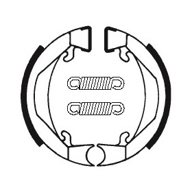 Machoires de frein TECNIUM BA074 organique