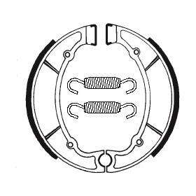 Machoires de frein TECNIUM BA064 organique