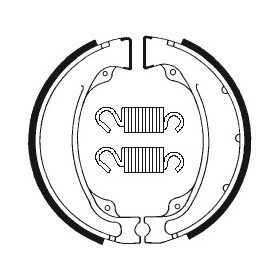 Machoires de frein TECNIUM BA055 organique