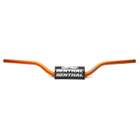 Guidon Ø28,6mm sans barre RENTHAL Fatbar® KTM SX 85 13-15  orange/ mousse noire