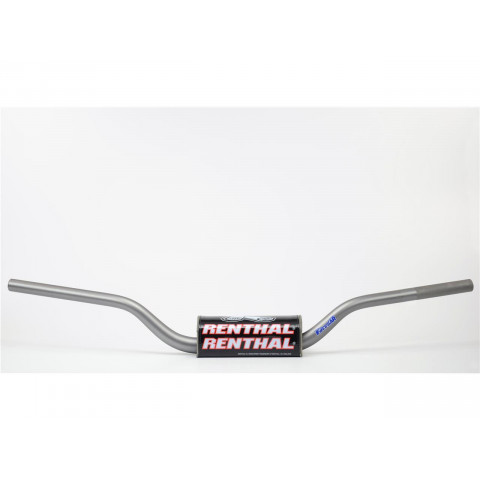 Guidon Ø28,6mm sans barre RENTHAL Fatbar® Reed/Windham titane/mousse noire