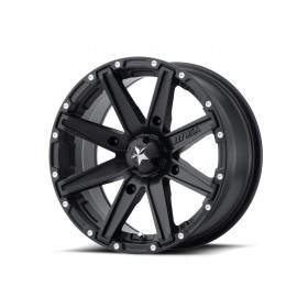 Jante utilitaire MSA Offroad Wheels M33 Clutch noir quad 14x7 4x156 4+3