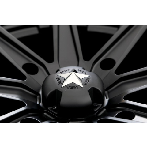 Jante utilitaire MSA Offroad Wheels M33 Clutch noir quad 14x7 4x110 4+3