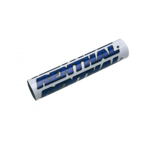 Mousse de guidon RENTHAL SX 240mm blanc/bleu