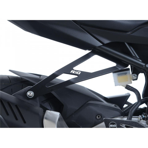 Patte de fixation de silencieux R&G RACING Akrapovic noir BMW S1000R