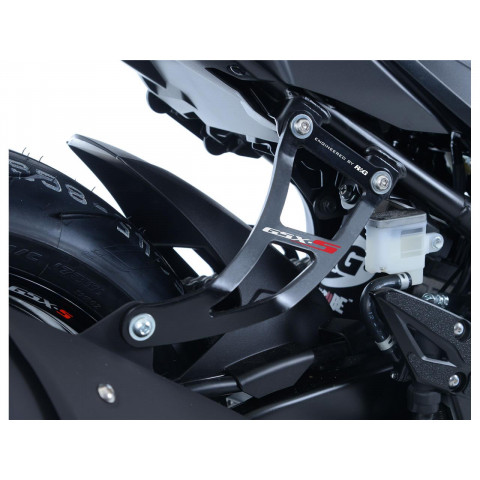 Patte de fixation de silencieux R&G RACING noir Suzuki GSX-S750