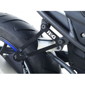 Patte fixation de silencieux R&G RACING noir Honda CBR500R