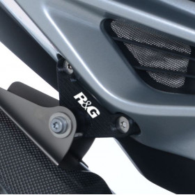 Patte de fixation de silencieux R&G RACING noir KTM Duke 790