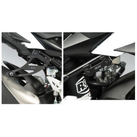 Kit suppression repose-pieds arrière R&G RACING noir Suzuki GSR 750