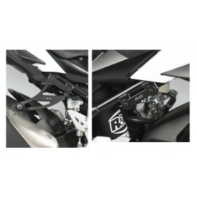 Patte de fixation de silencieux R&G RACING noir Suzuki GSR 750