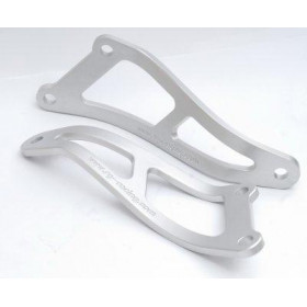 Patte de fixation de silencieux R&G RACING argent Yamaha FZS600 Fazer