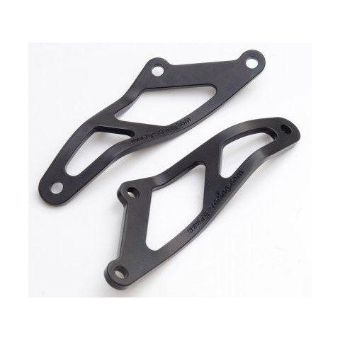 Patte de fixation de silencieux R&G RACING noir Suzuki GSX-R600/750/1000