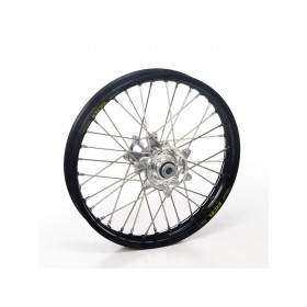 Roue avant complète HAAN WHEELS 21x2.15 jante noire/moyeu argent KTM 950/990