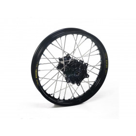 Roue arrière complète HAAN WHEELS 18x2.50 jante noire/moyeu noir KTM 690