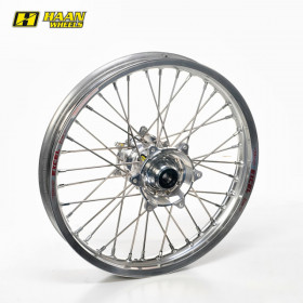 Roue arrière complète HAAN WHEELS 18x4.25 jante argent/moyeu argent Honda Africa Twin